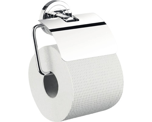 Support de papier toilette avec couvercle Emco Polo chrome 070000100
