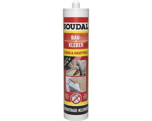 Colle de montage Soudal Montage Fix blanc 390 g