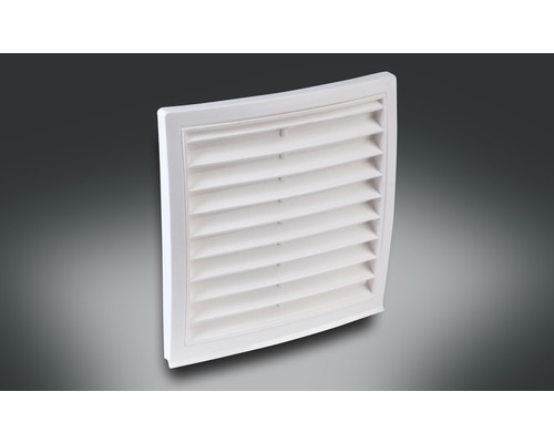 Grille extérieure Rotheigner blanc pour raccord rond DN 100 mm Grille extérieure Rotheigner blanc pour raccord rond DN 100 mm