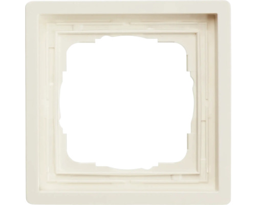 Plaque d'interrupteur simple encadrement Gira Interrupteur plat blanc pur-0