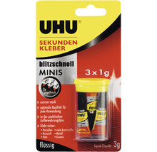 Colle instantanée UHU ultrarapide Minis 3 x 1 g-thumb-0