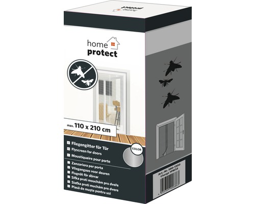 Verpackung eines Fliegengitters für Türen, maximale Größe 110 x 210 cm