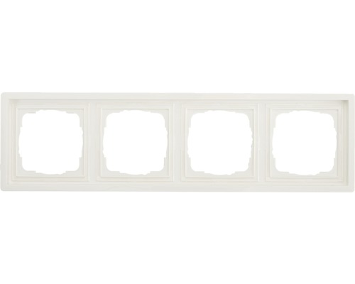 Plaque quadruple interrupteur encadrement Gira Interrupteur plat blanc pur brillant Cadre quadruple pour interrupteurs