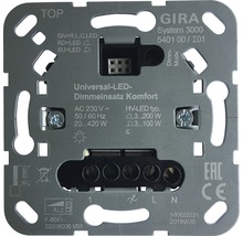 Variateur LED insert variateur Gira gris clair-thumb-0