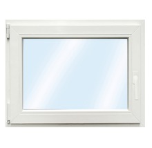 Fenêtre en PVC RC2 verre de sécurité trempé ARON Basic blanc 1100x850 mm tirant gauche-thumb-1