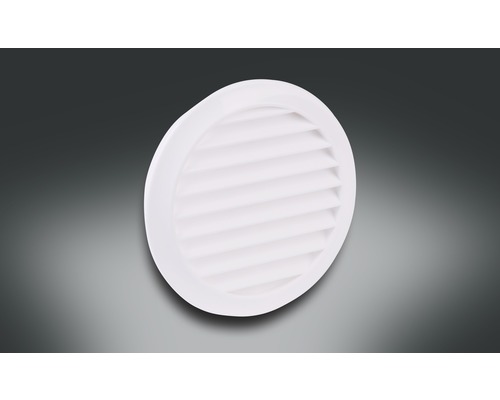 Aération murale Rotheigner avec moustiquaire plastique blanc LN 125 Aération murale Rotheigner avec moustiquaire plastique blanc LN 125