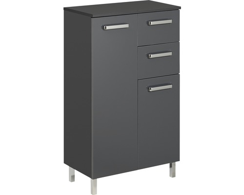 Highboard Pelipal Mainz largeur 60 cm anthracite démonté Highboard Pelipal Mainz largeur 60 cm anthracite démonté