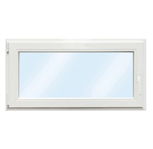 Fenêtre en PVC RC2 verre de sécurité trempé ARON Basic blanc 1050x700 mm tirant gauche-thumb-1