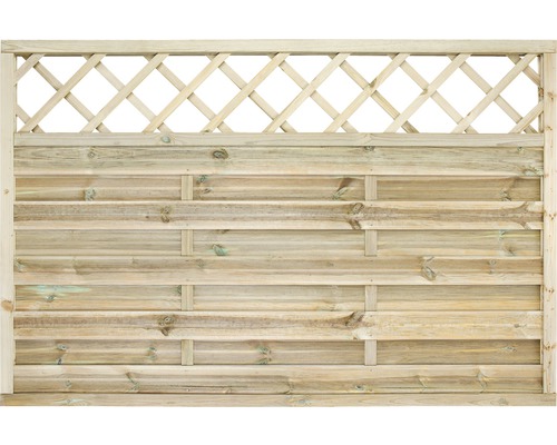Élément de clôture, clôture basse Molina 180 x 120 cm traité en autoclave par imprégnation