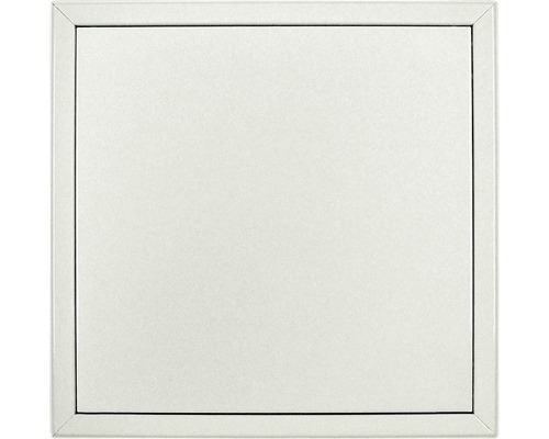 Porte de révision Softline Comfort tôle d'acier zinguée blanc RAL 9016 avec fermeture à pression 30 x 30 cm