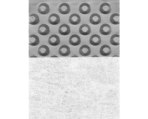 Protection pour mur de fondation Gutta pour nappe à excroissances avec intissé de filtration Guttabeta Drain 12,5 x 2 m