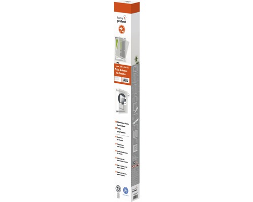 Home Protect Moustiquaire de fenêtre avec cadre en aluminium, vue de l''emballage