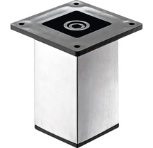 Design Möbelfuß Arytano Edelstahlfinish 50x50x100 mm bis 50 kg