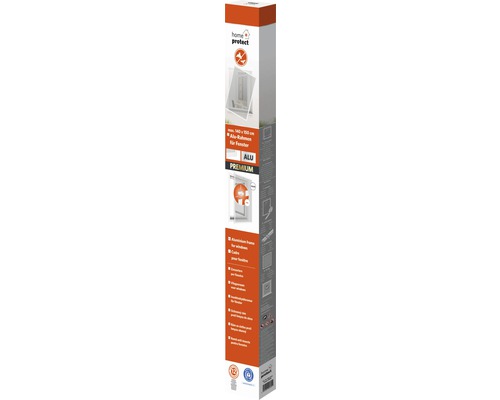 Home Protect Insektenschutz-Fenster-Bausatz aus Aluminium, maximale Größe 140 mal 150 Zentimeter