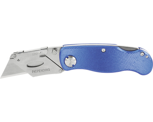 Couteau pliant avec manche bleu et lame