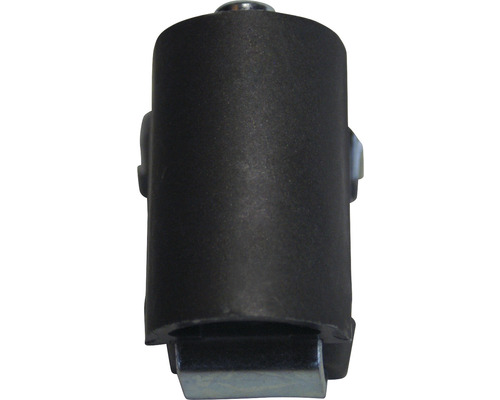 Guide-rouleau en plastique avec insert métallique