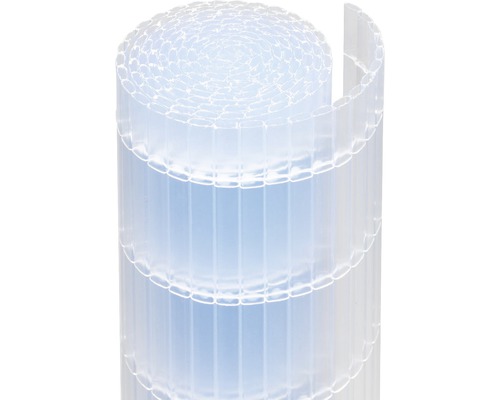 Sichtschutzmatte videx Sunline PVC 300 x 90 cm transparent Gerollte Doppelstegplatte aus Kunststoff