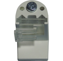 Équerre de serrage pour fenêtre en plastique, pour store plissé sur mesure A5VE blanc-thumb-1
