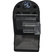 Équerre de serrage SOLUNA pour fenêtre en plastique, pour store plissé sur mesure RM5X anthracite