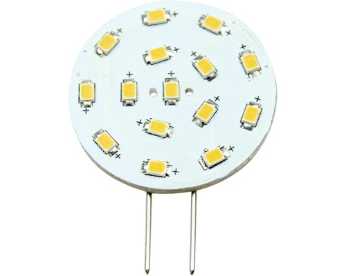 Plaquettes LED à intensité lumineuse variable G4/1,5W 150 lm 2700 K blanc chaud module SMD lot de 15 transparent/argent