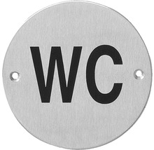 Panneau WC en métal