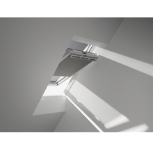 VELUX Vorteils-Set Hitzeschutz Plus Hitzeschutz-Markise transparent schwarz und Verdunkelungsrollo grau DOP MK12 0705S