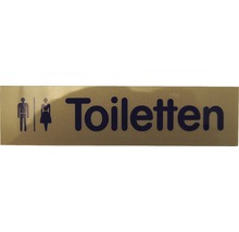 Panneau de toilettes avec symbole homme et femme