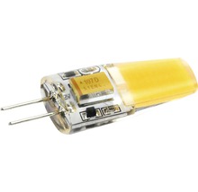 Ampoule à broche LED COB Chip à intensité lumineuse variable G4/2,5W 240 lm 3000 K blanc chaud lot de 1 transparent/argent-thumb-2
