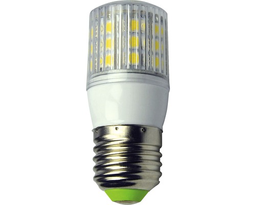 Ampoule tubulaire LED SMD Epistar 27/4W 330lm 2700 K blanc chaud lot de 24 transparent/argent