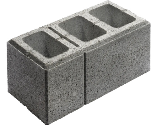 Pierre de construction 'Multipierre' Eleganca gris 40x20x16,5 cm