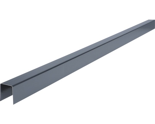 Profilé de recouvrement PRECIT accessoire universel Smart gris anthracite RAL 7016 1000 x 25 x 20 mm