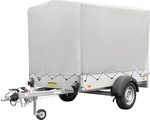 Bâche et arceaux Humbaur exclusivement pour Startrailer Plus gris pour hauteur de chargement 150 cm