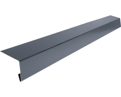 Tôle de liaison de support de gouttière PRECIT accessoire universel Smart gris anthracite RAL 7016 1000 x 90 mm