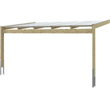 Holz Carport mit transparentem Dach