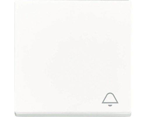 Manette avec symbole Sonnette bascule Busch-Jaeger Future Linear blanc studio