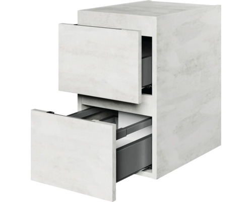 Meuble bas de salle de bains avec deux tiroirs