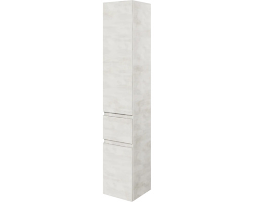 Armoire haute pelipal Xpressline 4035 largeur 30 cm gris clair avec poignée intégrée