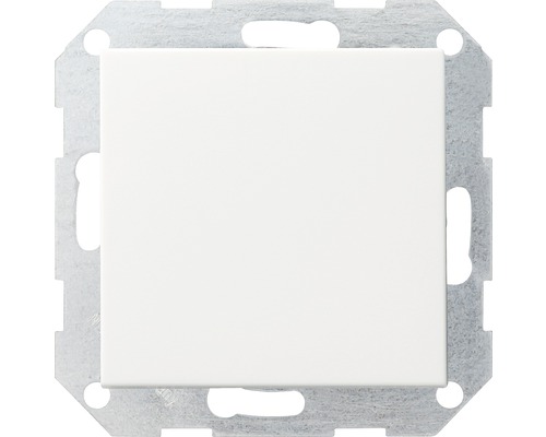 Interrupteur-inverseur Poussoir insert Gira Standard 55 blanc pur brillant-0