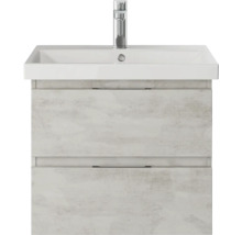 Waschtischunterschrank Pelipal Xpressline 4035 BxHxT 56 x 48,2 cm x 43,5 cm Frontfarbe grau 4035.035602