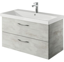 Waschtischunterschrank Pelipal Xpressline 4035 BxHxT 86 x 48,2 cm x 43,5 cm Frontfarbe grau 4035.038601