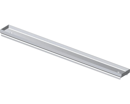 Caniveau de douche Floor 750 mm acier inoxydable mat Plat à lampe allongé en métal