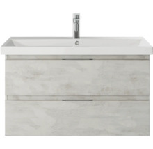 Waschtischunterschrank Pelipal Xpressline 4035 BxHxT 86 x 48,2 cm x 43,5 cm Frontfarbe grau 4035.038602