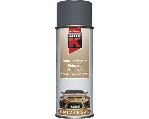 Auto-K peinture en aérosol universelle pour véhicules gris galinite mat satiné 400 ml