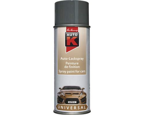 Auto-K peinture en aérosol universelle pour véhicules gris nova 400 ml Peinture automobile universelle Auto K