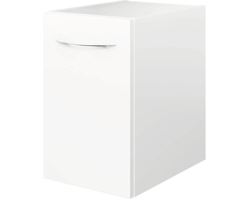 Meuble bas pelipal Xpressline 4035 1 porte largeur 30 cm blanc avec poignée