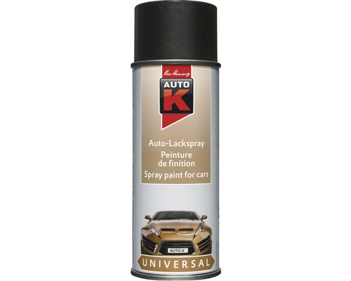 Auto-K peinture en aérosol universelle noir mat 400 ml