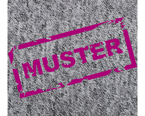 Handmuster Teppichboden Phoenix grau Schlinge Teppichmuster