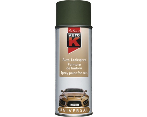 Auto-K peinture en aérosol universelle olive nato mat 400 ml Peinture automobile universelle Auto K