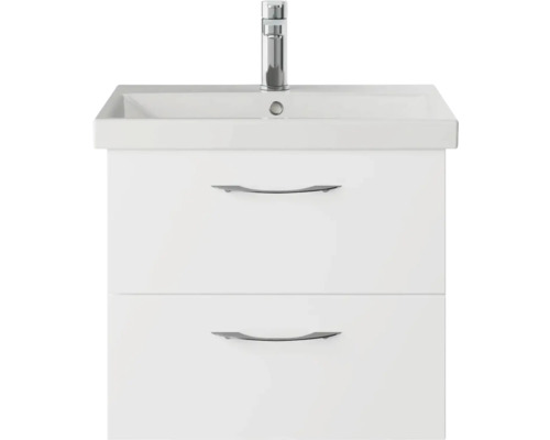 Waschtischunterschrank Pelipal Serie 4035 BxHxT 56 x 48,2 cm x 43,5 cm Frontfarbe weiß glänzend 4035.155601