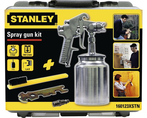 Kit pistolet à peinture Stanley